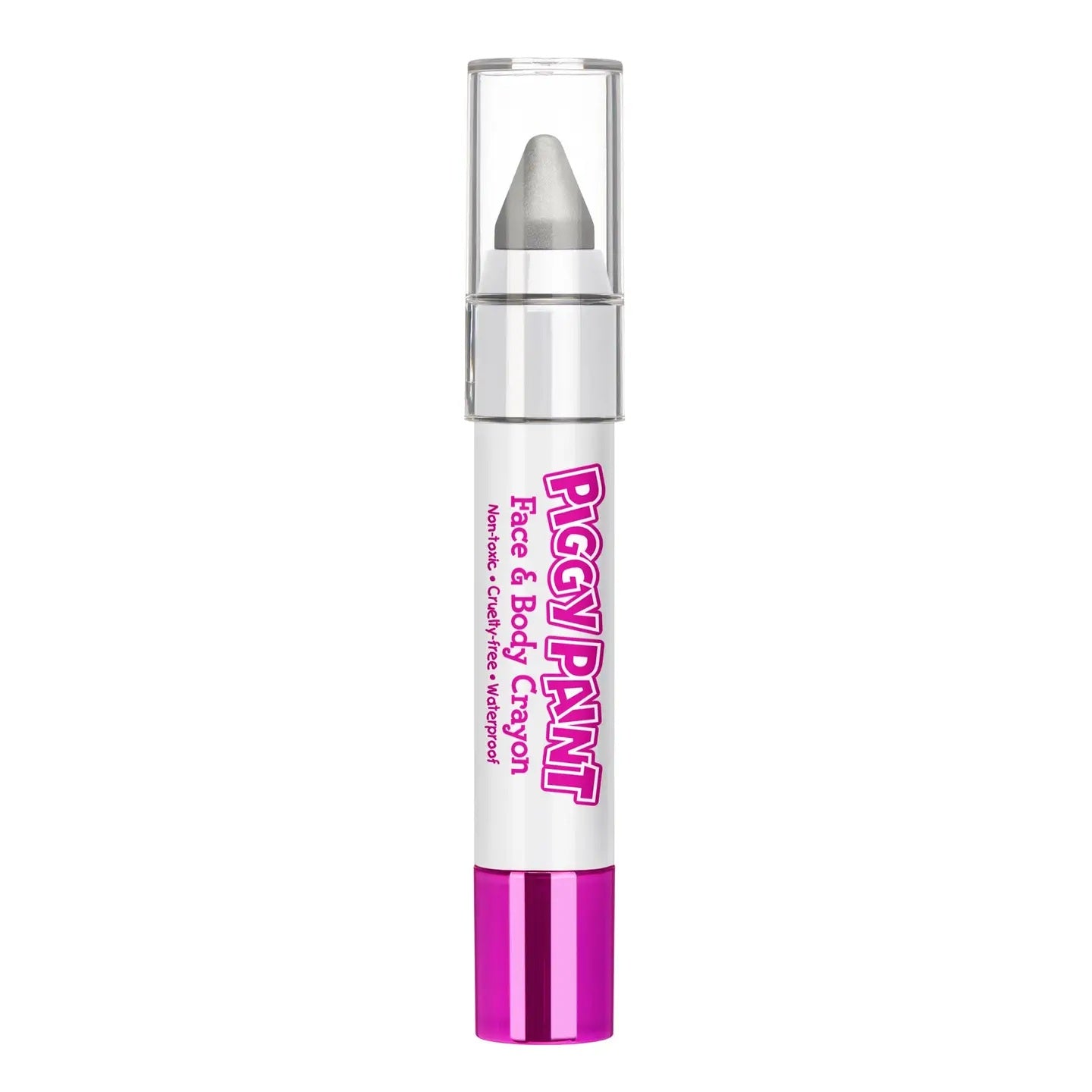 Piggy Paint Face & Body Crayon - Metallic Silver